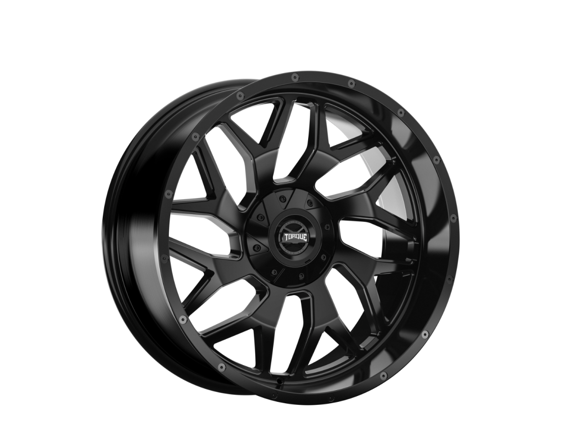 Wheels - Rough Country - Torque TW427 Vortex - Satin Black